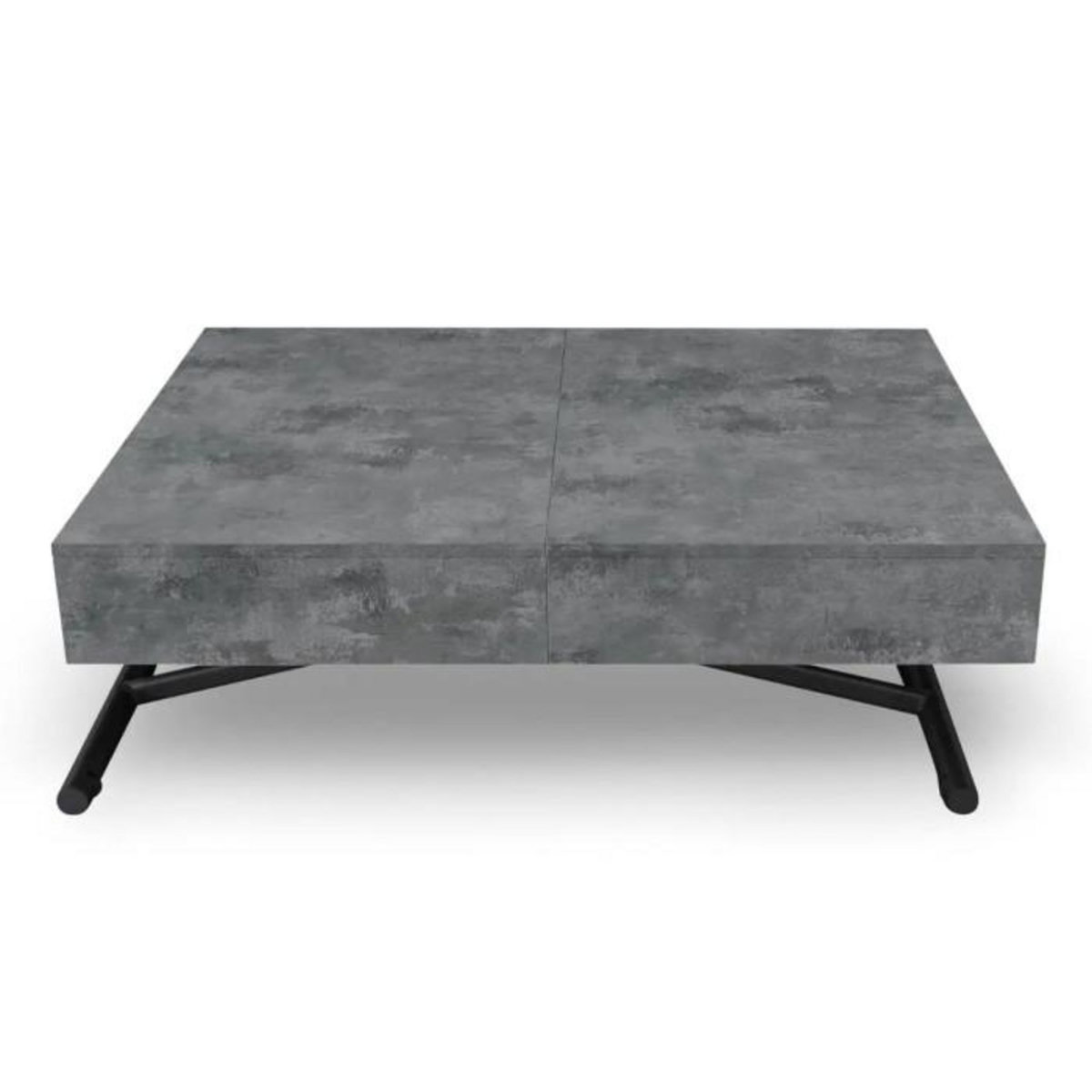 Paris Prix Table Basse Relevable  Lift  120-190cm Béton