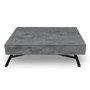 Voir la diapositive 1 : Paris Prix Table Basse Relevable  Lift  120-190cm Béton