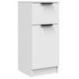 Voir la diapositive 2 : VIDAXL Buffet Blanc 30x30x70 cm Bois d'ingenierie