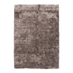 Paris Prix Tapis Shaggy Fait Main  Diamond  Taupe. Coloris disponibles : Marron
