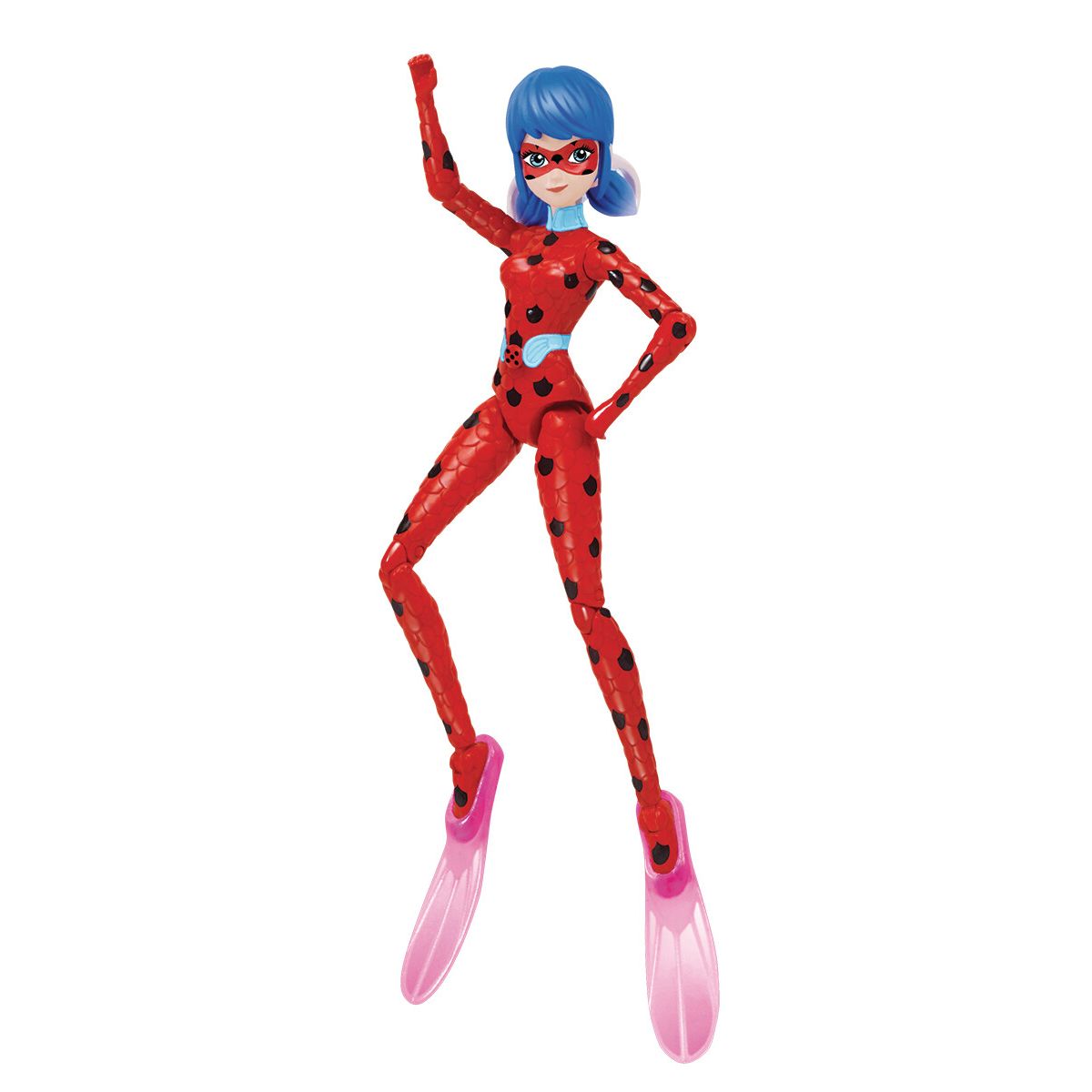 BANDAI Figurine Aqua Bug Super Articulée 15cm (+ accessoires) - Miraculous