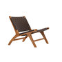 Voir la diapositive 2 : Paris Prix Fauteuil Design en Teck  Rike  80cm Marron