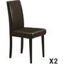 Table rectangulaire L. 160 cm. CALI + 4 chaises BYCAST