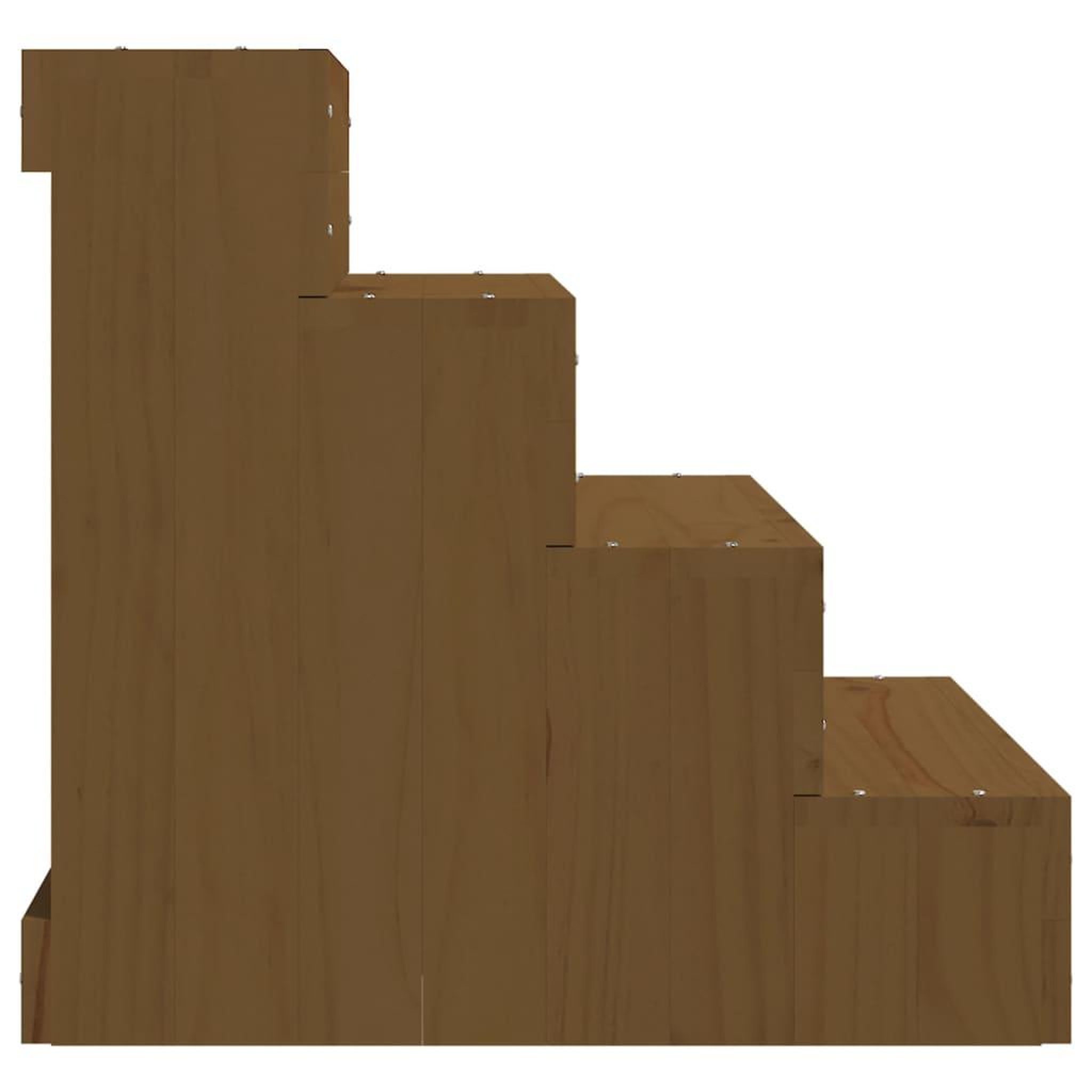 Voir la diapositive 5 : VIDAXL Escalier animaux de compagnie Marron miel 40x49x47 cm Bois pin
