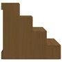 Voir la diapositive 5 : VIDAXL Escalier animaux de compagnie Marron miel 40x49x47 cm Bois pin