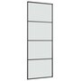 Voir la diapositive 4 : VIDAXL Porte coulissante avec kit de quincaillerie 76x205 cm Verre ESG