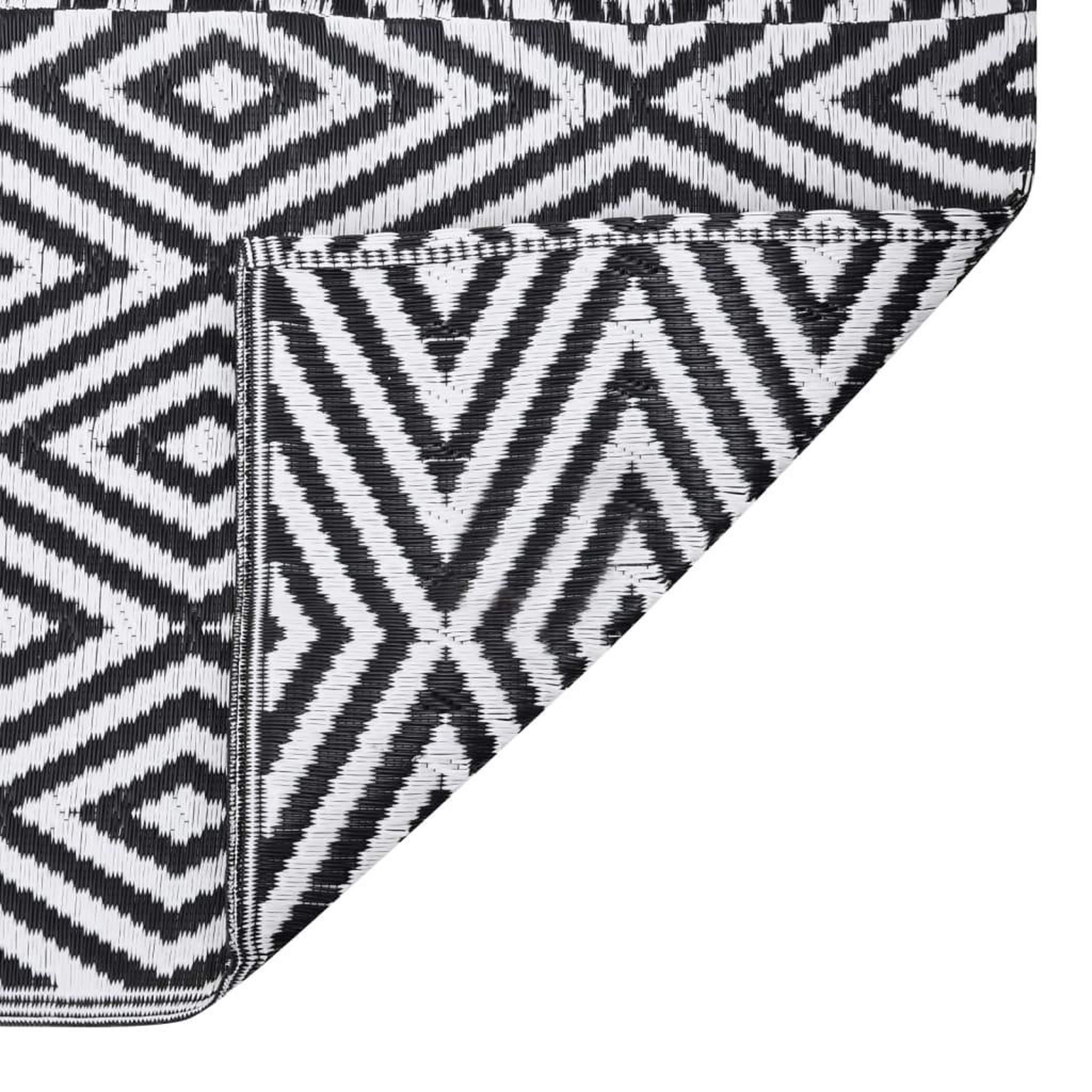 Voir la diapositive 4 : VIDAXL Tapis d'exterieur ARAKIL Noir 140x200 cm PP