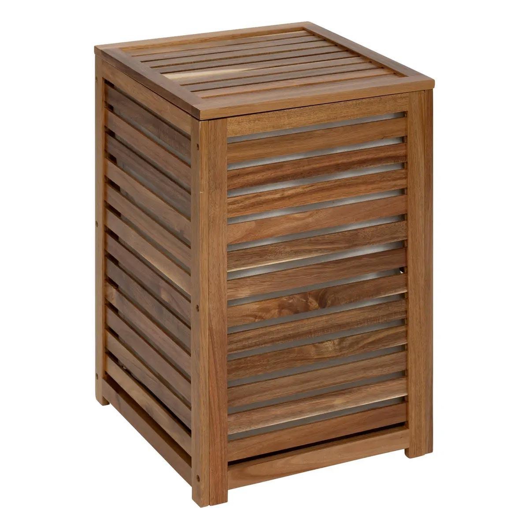 FIVE Panier à linge en bois  acacia  65l marron