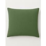 BATON ROUGE Taie d'oreiller 100% gaze de coton lavé vert cèdre. Coloris disponibles : Vert