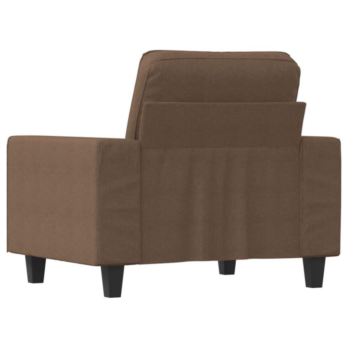 VIDAXL Fauteuil Marron 60 cm Tissu