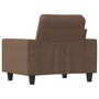 Voir la diapositive 5 : VIDAXL Fauteuil Marron 60 cm Tissu