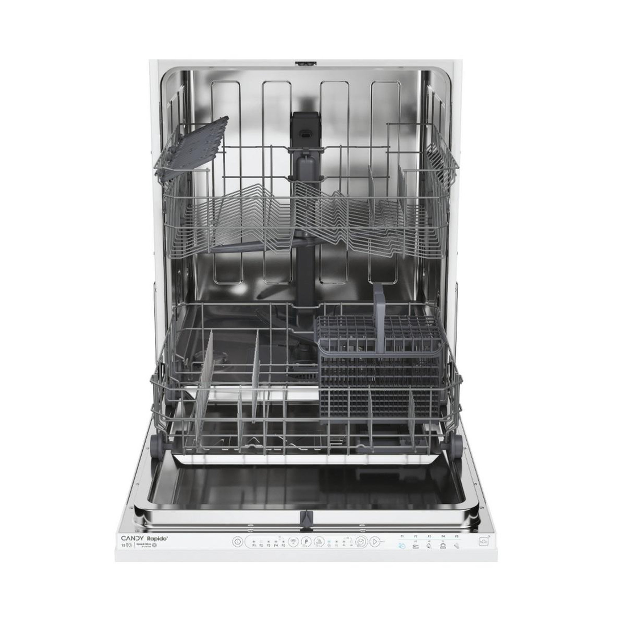 Voir la diapositive 3 : Candy Lave-vaisselle 60cm 13 couverts 47bd intégrable - cip3e7low