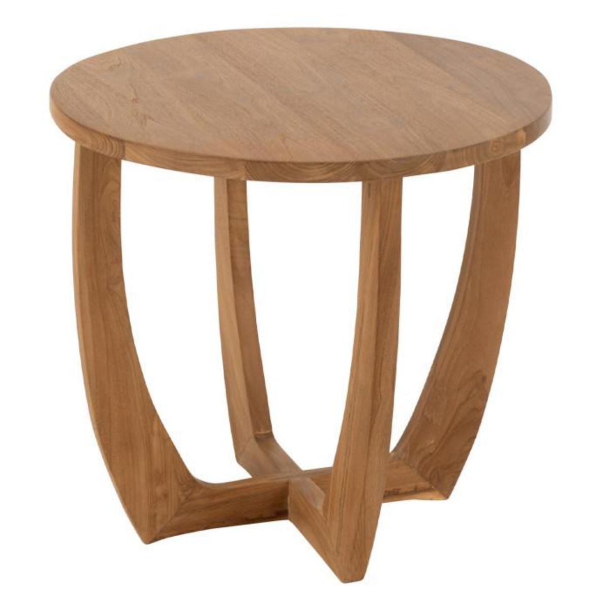 Paris Prix Table d'Appoint en Teck  Bruni  60cm Naturel