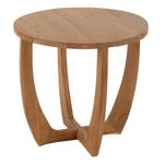 Paris Prix Table d'Appoint en Teck  Bruni  60cm Naturel