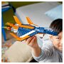 Voir la diapositive 8 : LEGO Creator 31126 - L&rsquo;Avion Supersonique, Jouet 3 en 1 Hélicoptère Bateau Avion