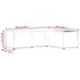 Voir la diapositive 6 : VIDAXL Housses de salon de jardin en forme de L 2 pcs 16 œillets