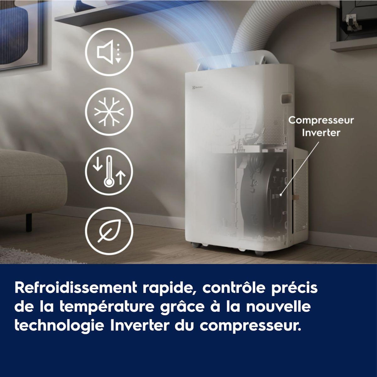 ELECTROLUX Climatiseur ECU7678CSW