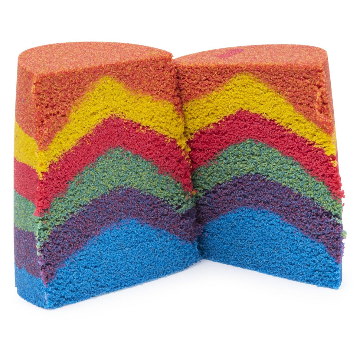 SPIN MASTER Coffret sable Arc-En-Ciel 390 g + 6 accessoires Kinetic Sand