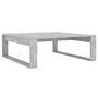 Voir la diapositive 2 : VIDAXL Table basse Gris béton 100x100x35 cm Bois d ingénierie