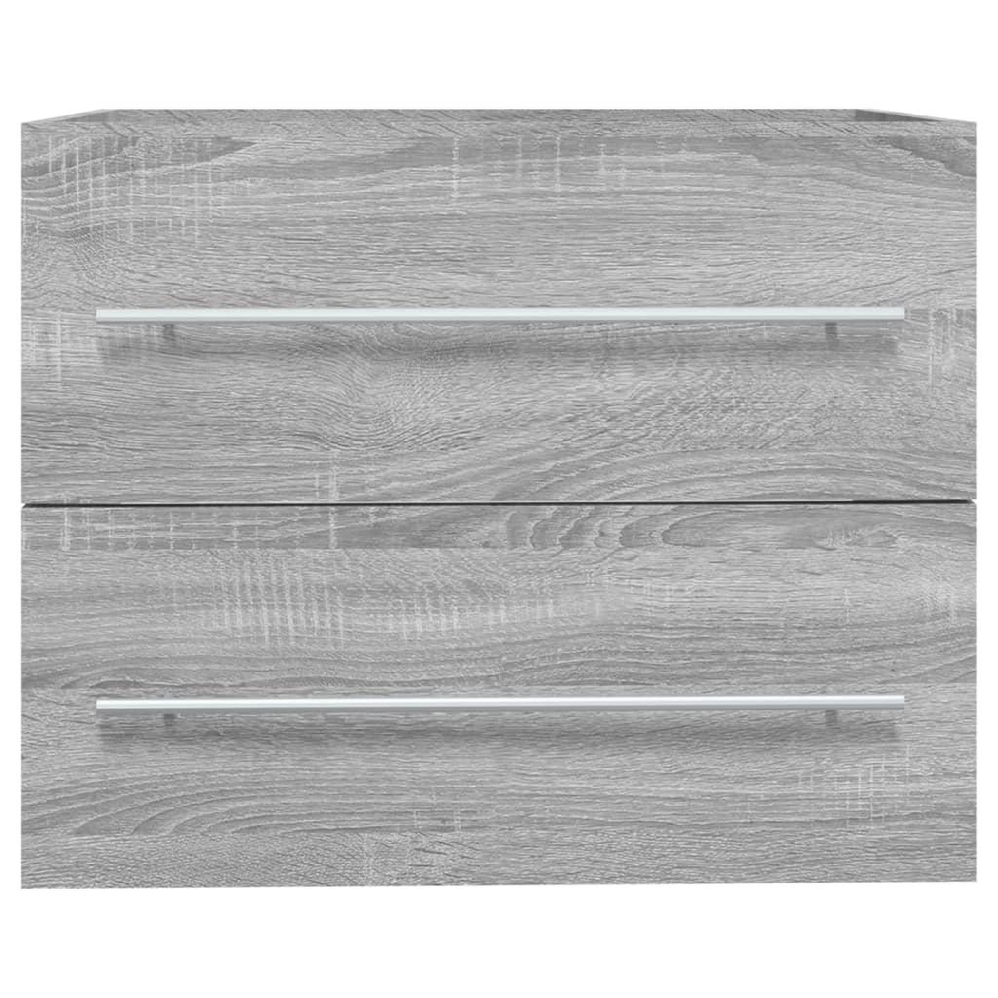 Voir la diapositive 3 : VIDAXL Armoire de lavabo Sonoma gris 60x38,5x48 cm Bois d'ingenierie