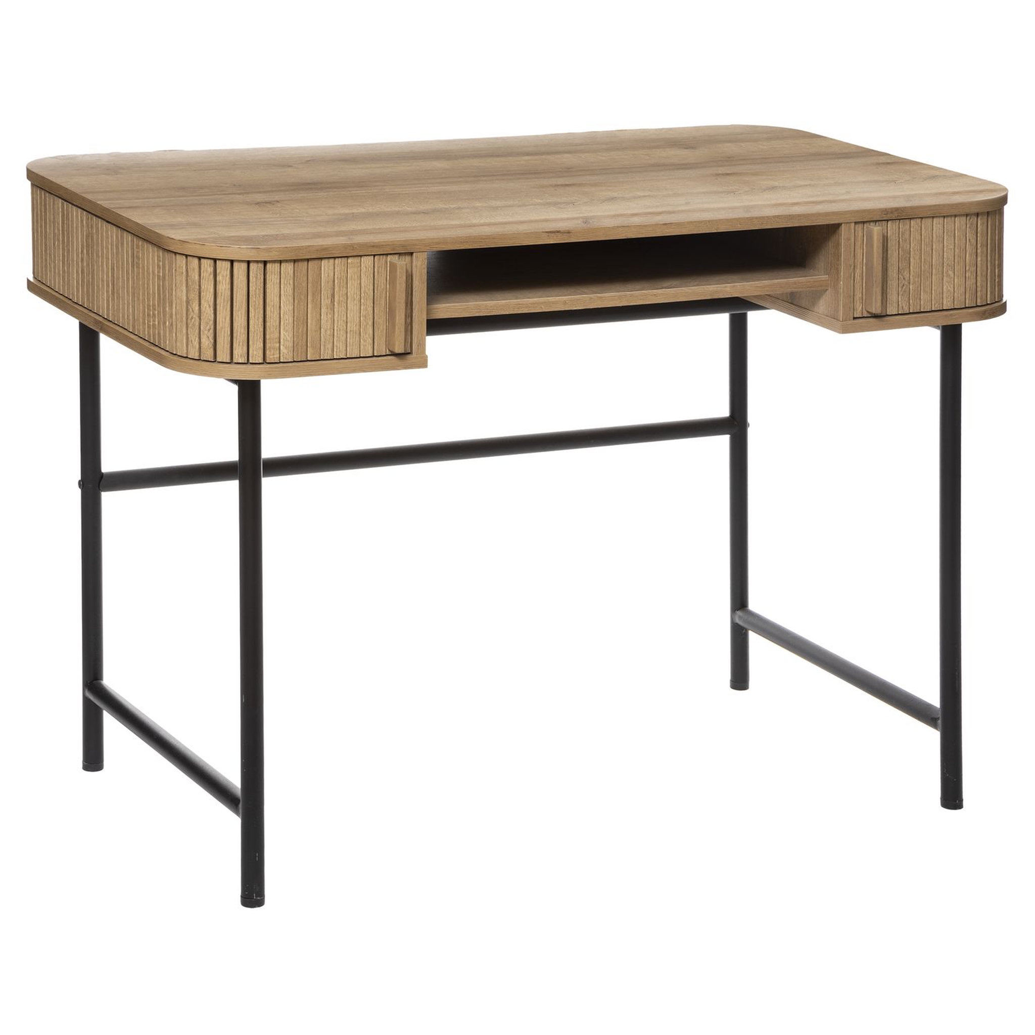 Voir la diapositive 3 : ATMOSPHERA Bureau 2 portes 1 niche L105cm CAMELIA