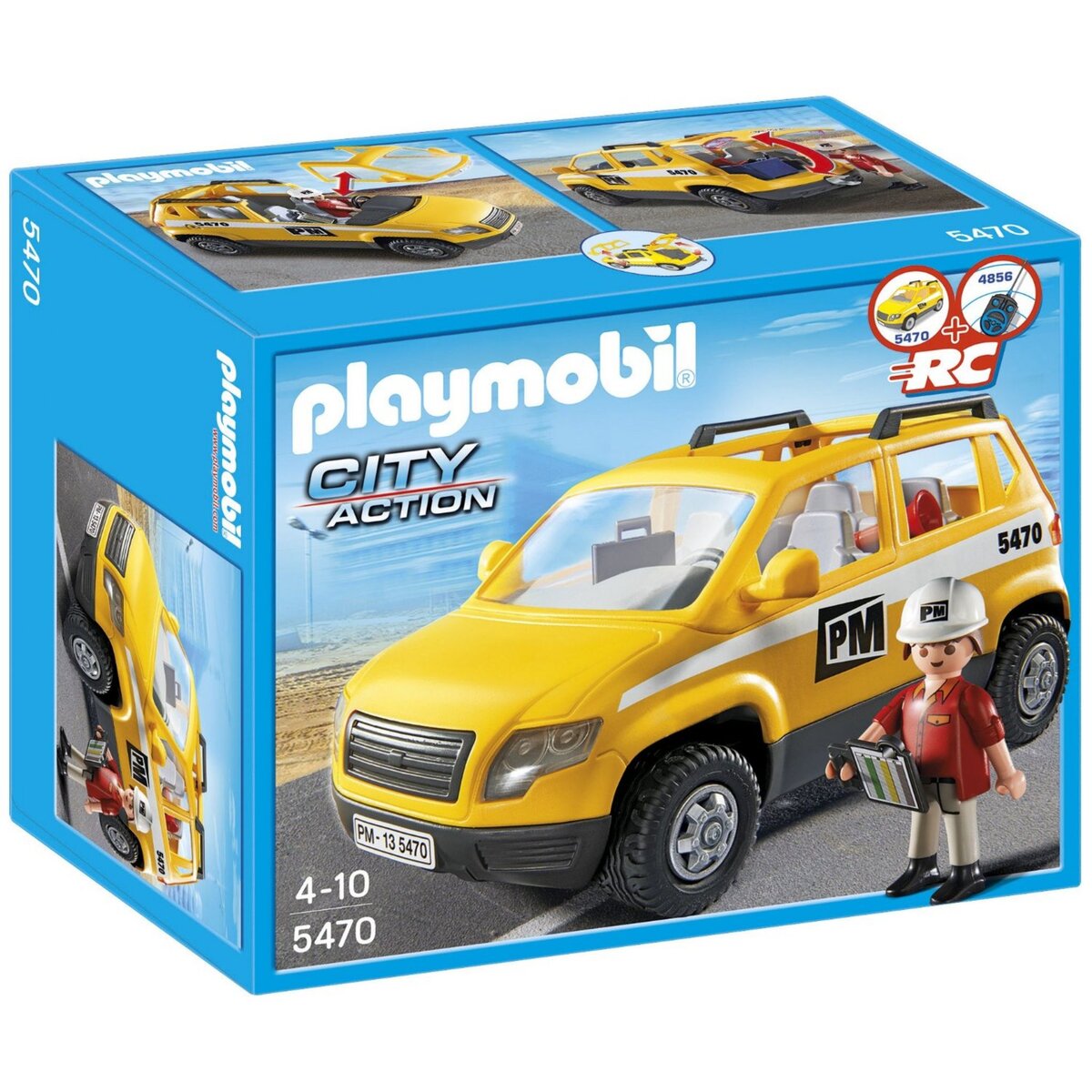 PLAYMOBIL 5470 - City Action - Chef de chantier et véhicule d'intervention