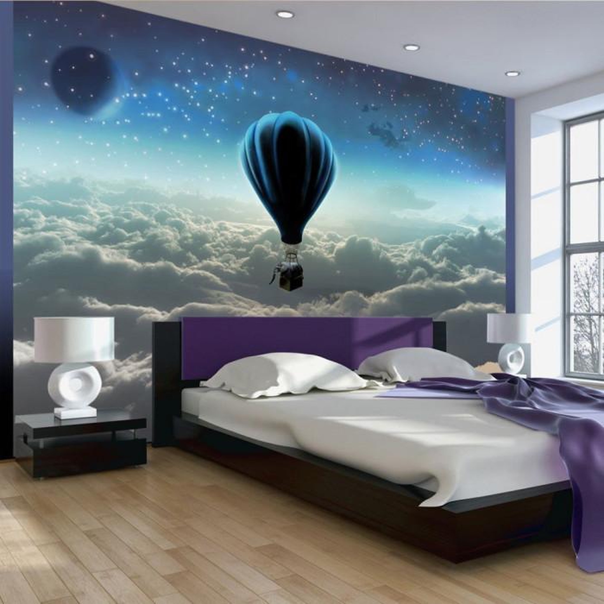 Paris Prix Papier Peint  Aventure Nocturne. Coloris disponibles : Multicolore