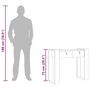 Voir la diapositive 6 : VIDAXL Table console 90x35x75 cm Bois de teck solide