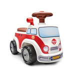 FALQUET Véhicule - Porteur minivan vintage avec assise ouvrante et volant directionnel avec klaxon 