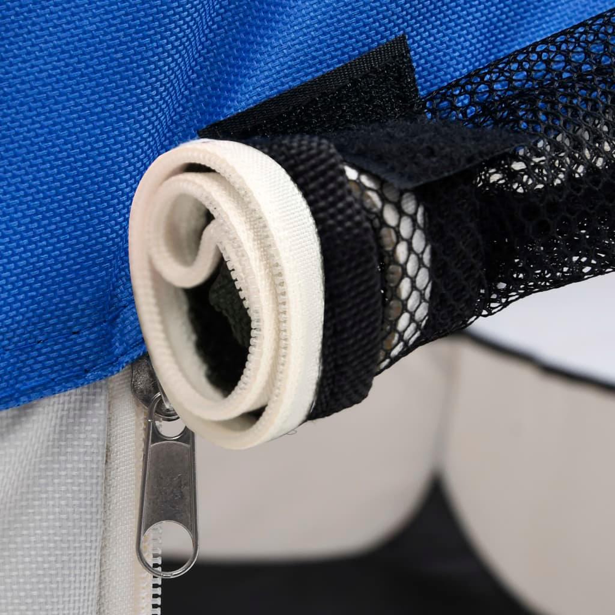 Voir la diapositive 5 : VIDAXL Parc pliable pour chien avec sac de transport Bleu 110x110x58cm