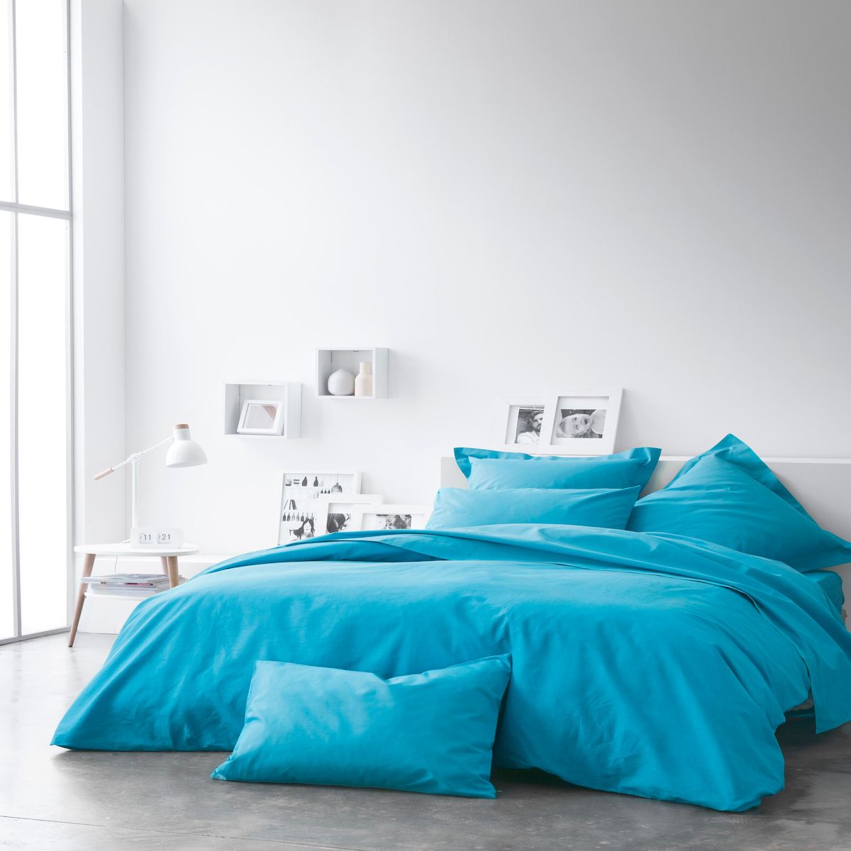 TODAY Drap plat uni coton 57 fils