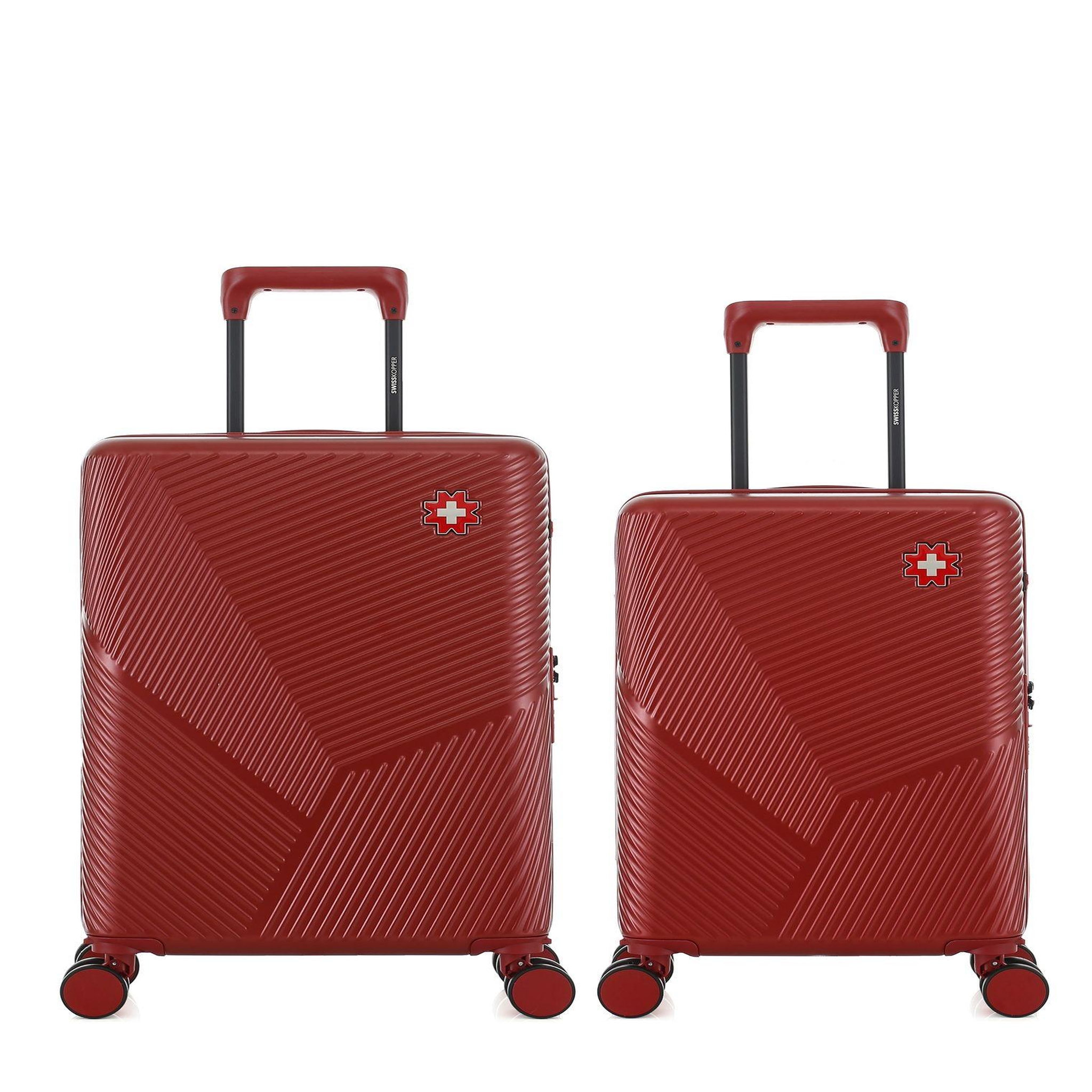 SWISS KOPPER Lot de 2 Valises Rigides Cabine et Cabine XS FRIBOURG