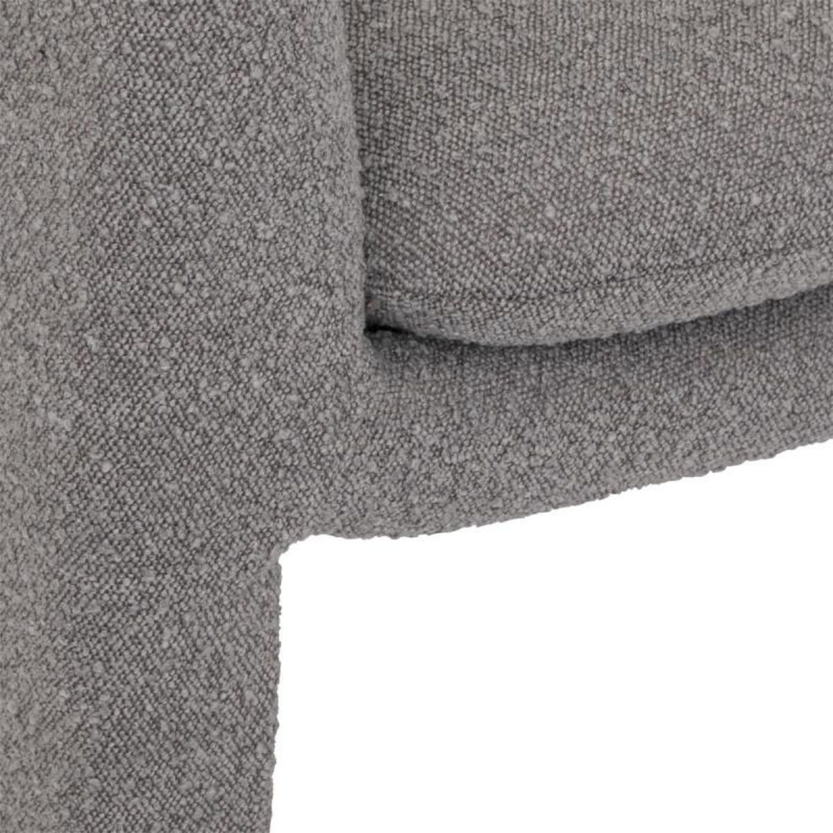 ATMOSPHERA Fauteuil  Kunjo  Bouclette Gris Atmosphera