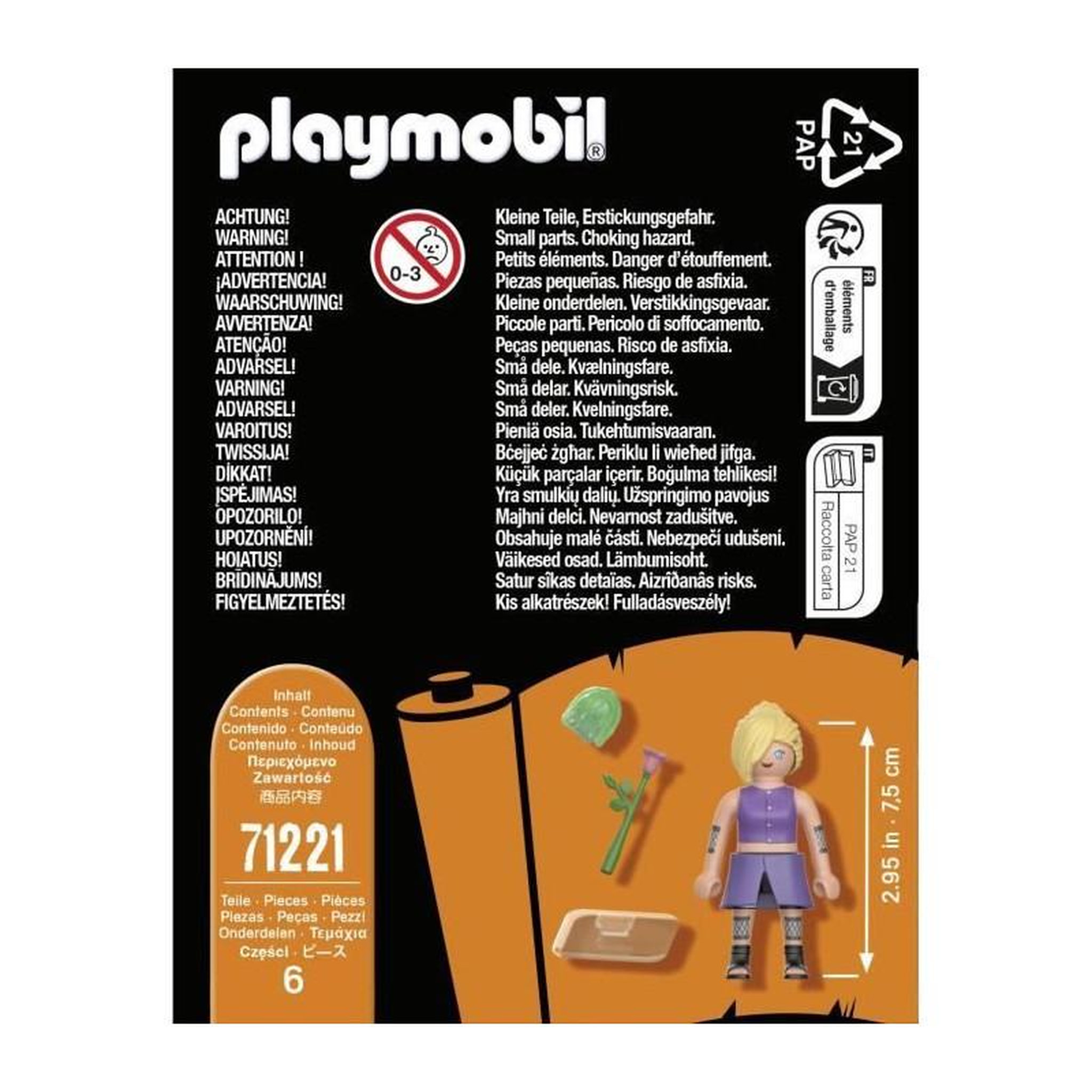 Voir la diapositive 4 : PLAYMOBIL 71221 Personnage naruto Ino
