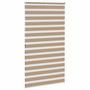 Voir la diapositive 4 : VIDAXL Store zebre marron sable largeur du tissu 120,9 cm polyester