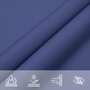 Voir la diapositive 5 : VIDAXL Voile de parasol tissu oxford rectangulaire 3,5x4,5 m bleu