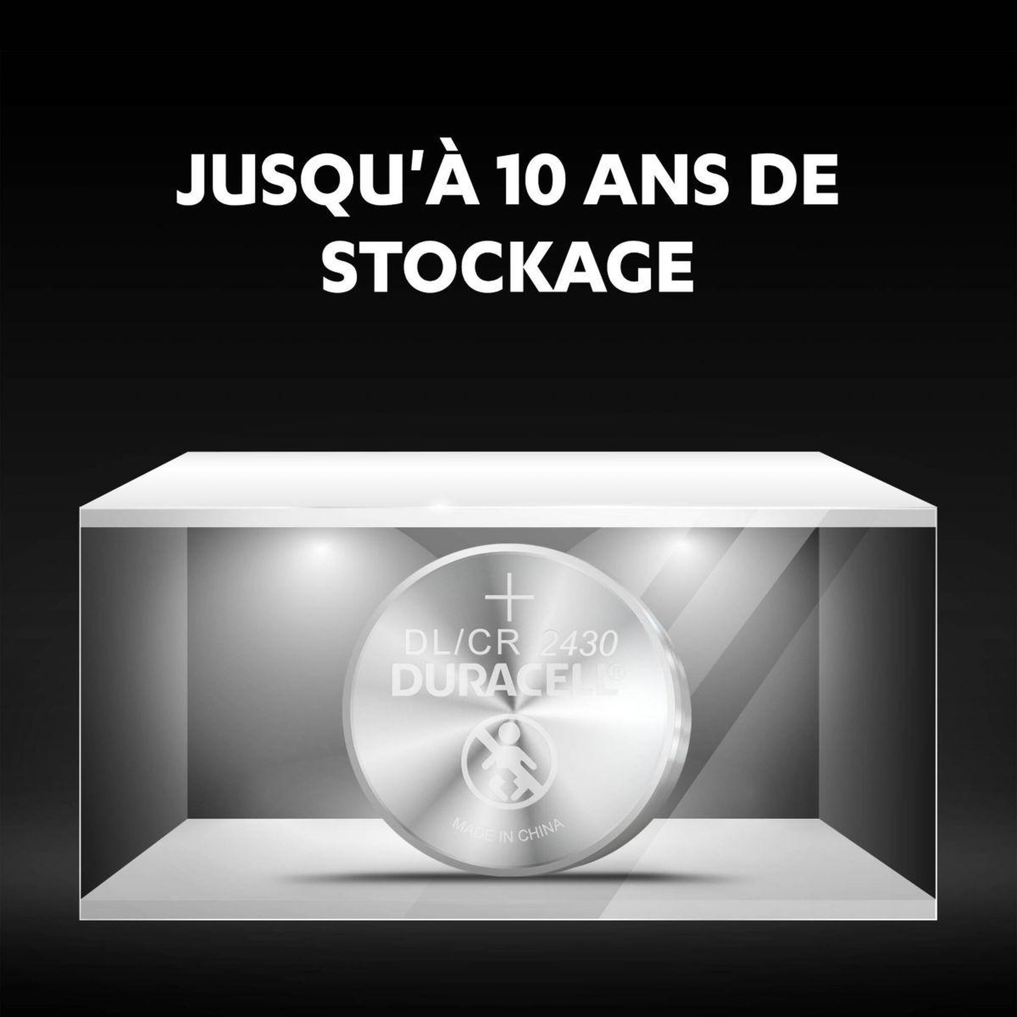 Voir la diapositive 4 : Duracell Pile 2430, 1 unité