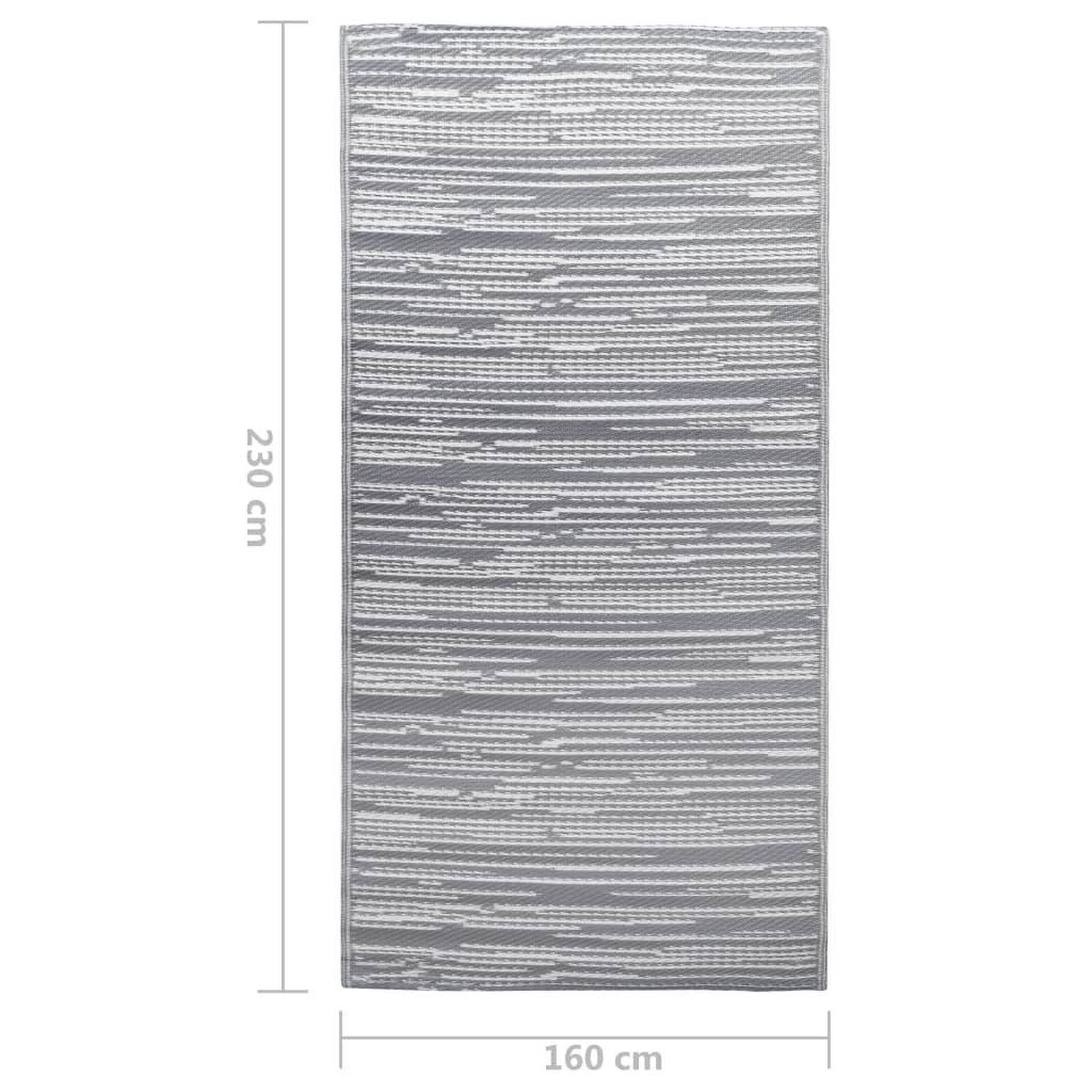 Voir la diapositive 6 : VIDAXL Tapis d'exterieur ARAKIL Gris 160x230 cm PP