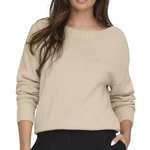 JACQUELINE DE YONG Pull  Femme JDY Marie. Coloris disponibles : Beige