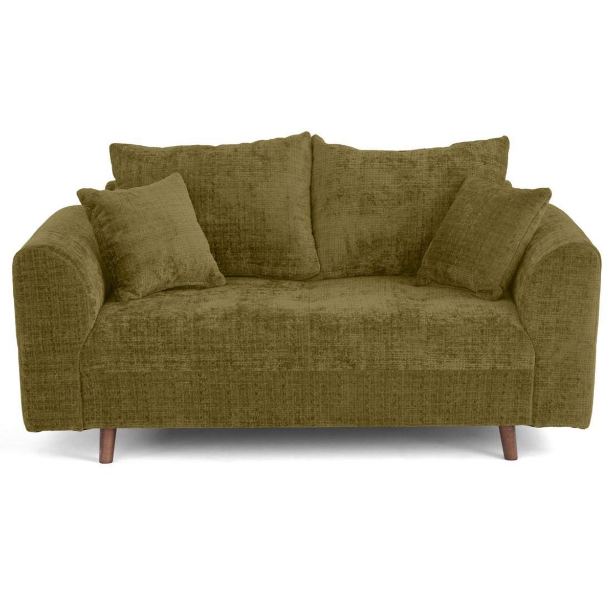 LISA DESIGN Rune - canapé droit 2 places en velours texturé