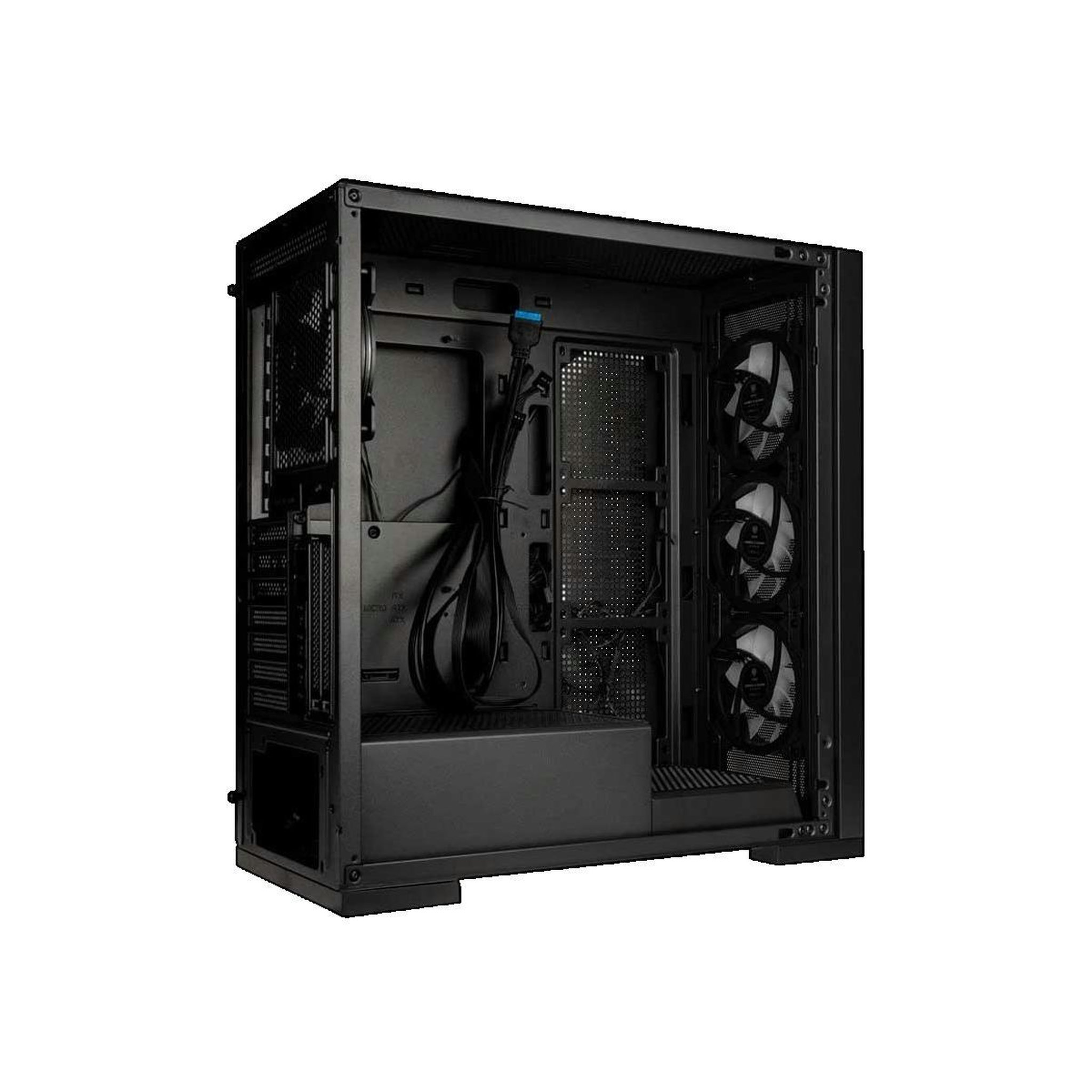 Voir la diapositive 2 : Kolink Boîtier PC Kolink Unity Meshbay ARGB Noir avec ventilation optimisée