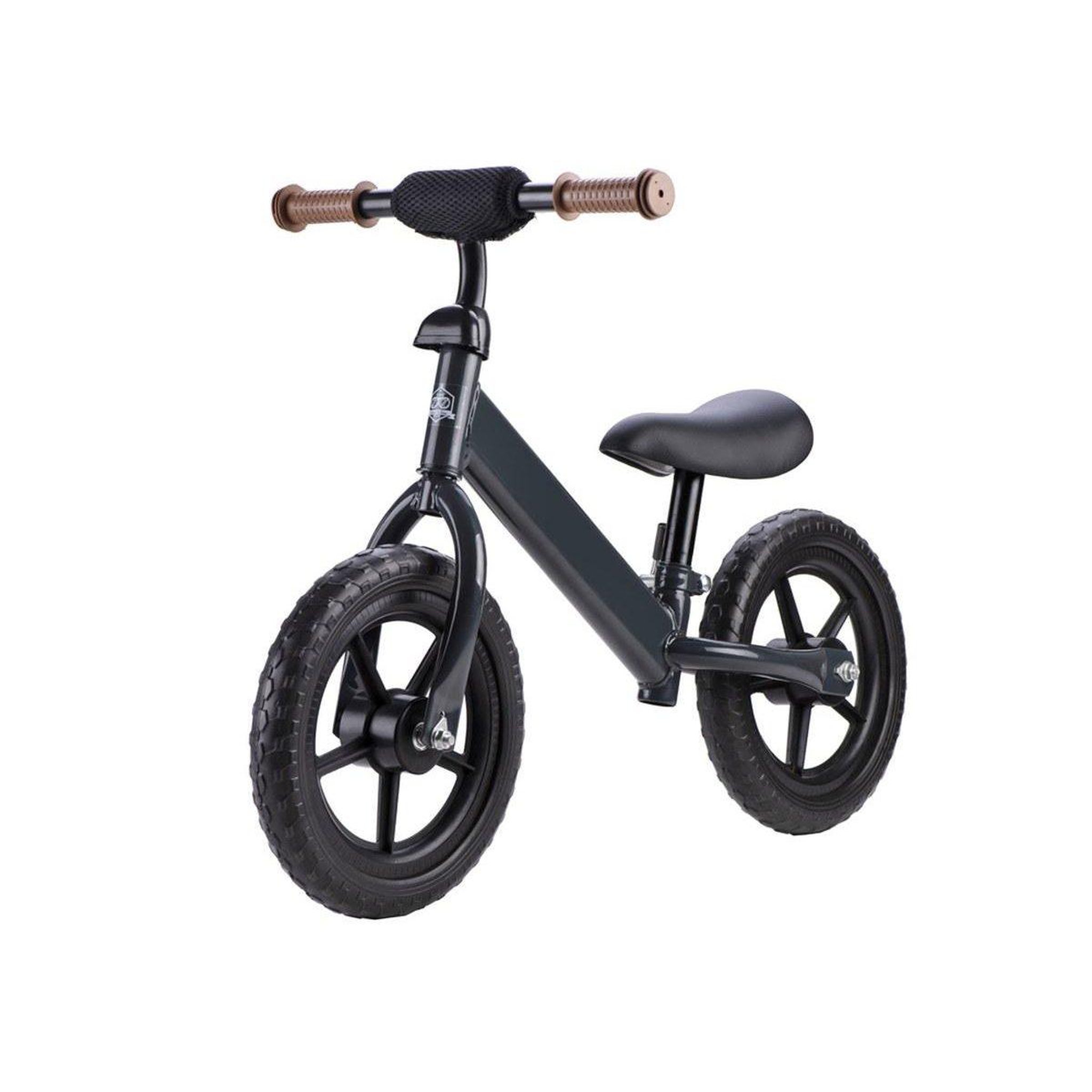 1001JOUETS Draisienne enfant - 10 pouces - Ajustable en hauteur - À partir de 2 ans - Anthracite