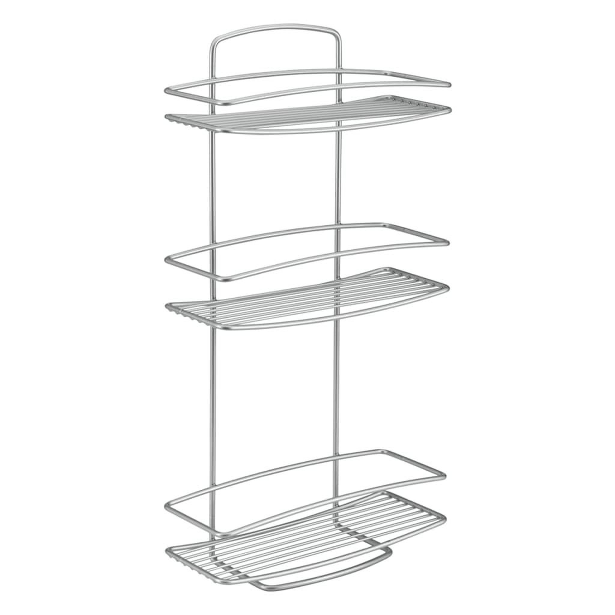 Voir la diapositive 2 : Metaltex Metaltex Support de douche a 3 niveaux Onda Argente