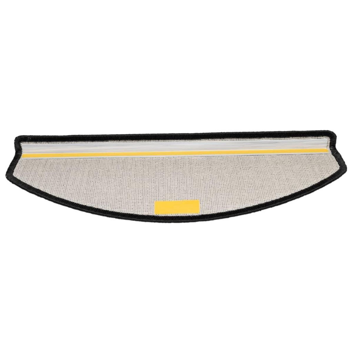 VIDAXL Tapis d'escalier 15 pcs Anthracite 65x24x4 cm