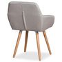 Voir la diapositive 4 : Paris Prix Lot de 2 Fauteuils Scandinaves  Dorcy  82cm Beige