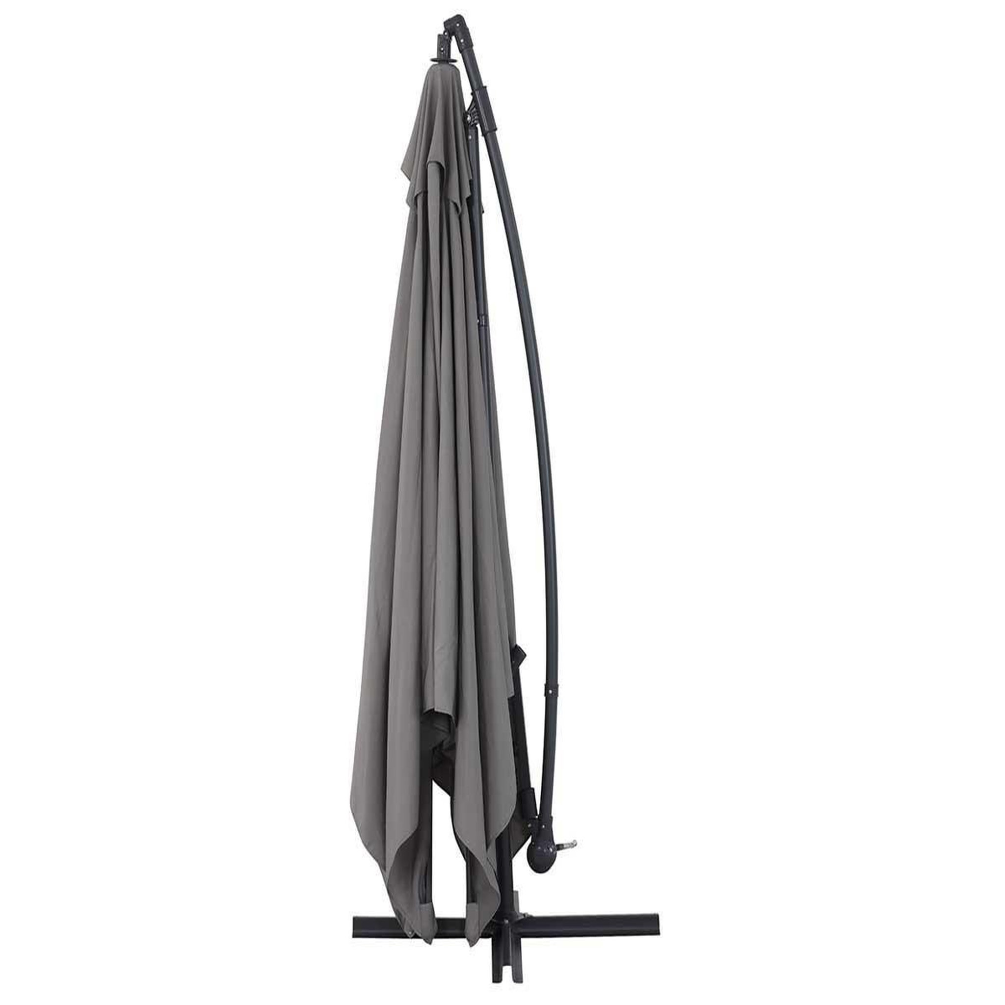 Voir la diapositive 2 : Habitat et Jardin Parasol jardin déporté  alu  ilios 3  - carré - 3 x3 m - gris
