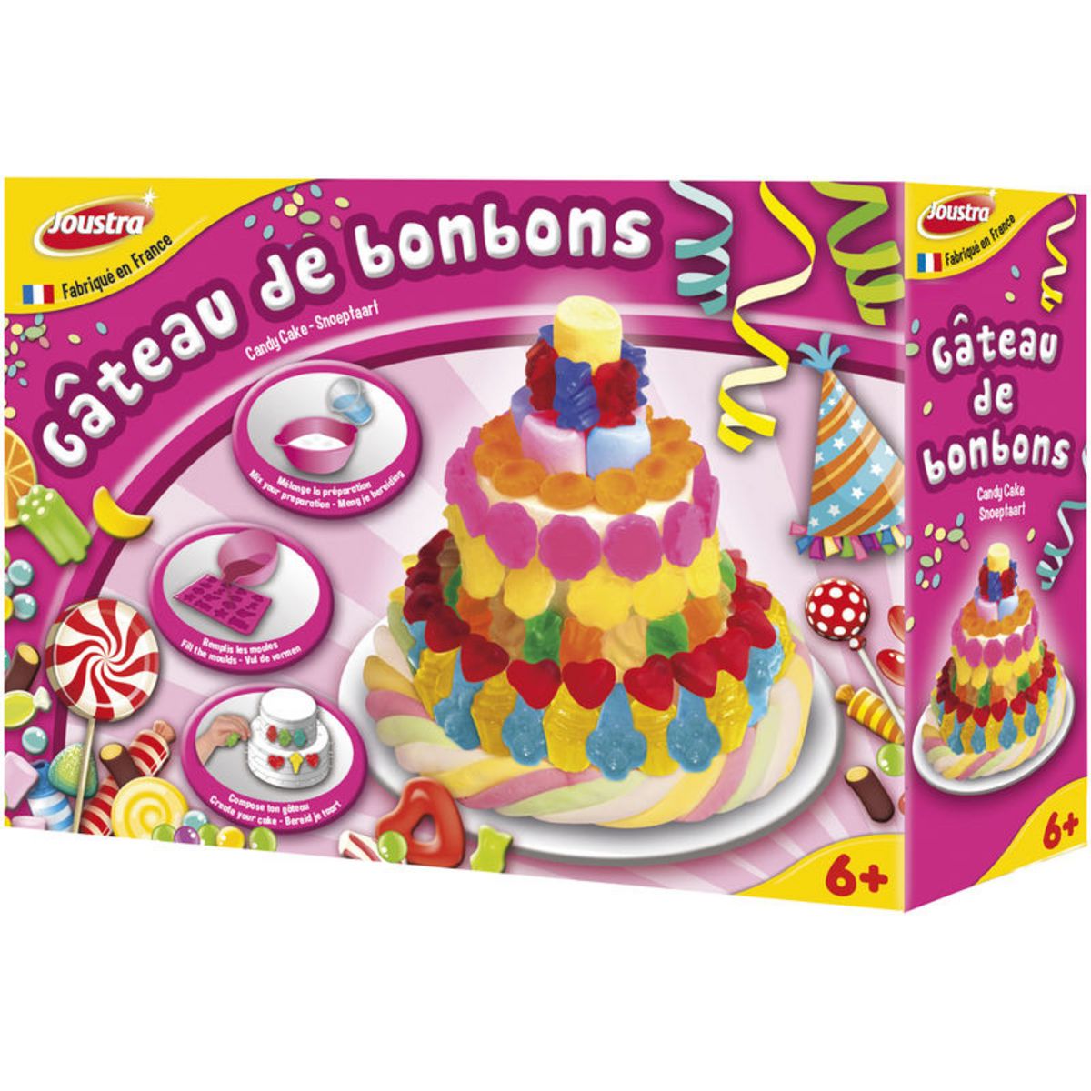JOUSTRA Coffret Gâteau de bonbons