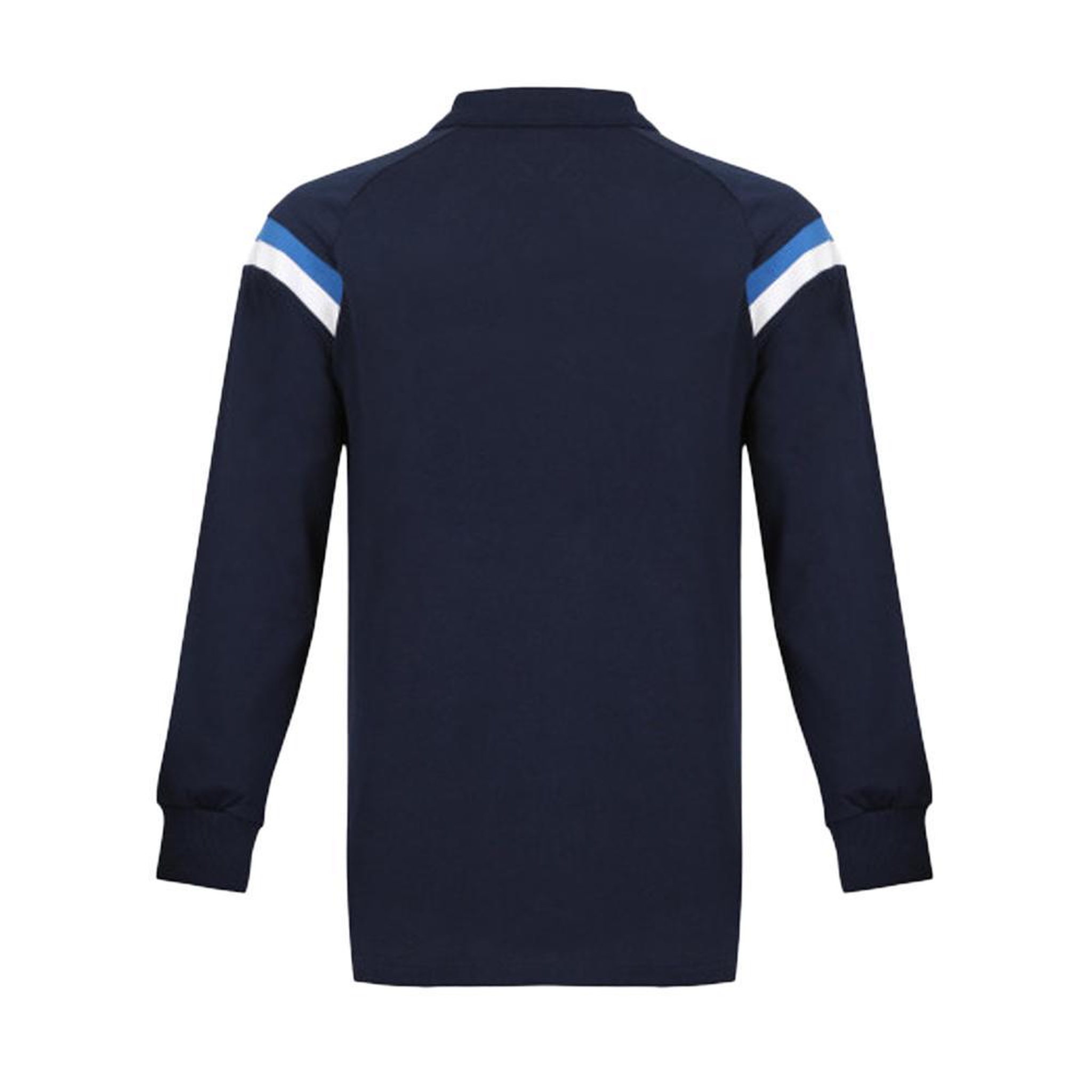 Voir la diapositive 2 : UMBRO Polo Manches Longues Marine Homme Umbro Fan
