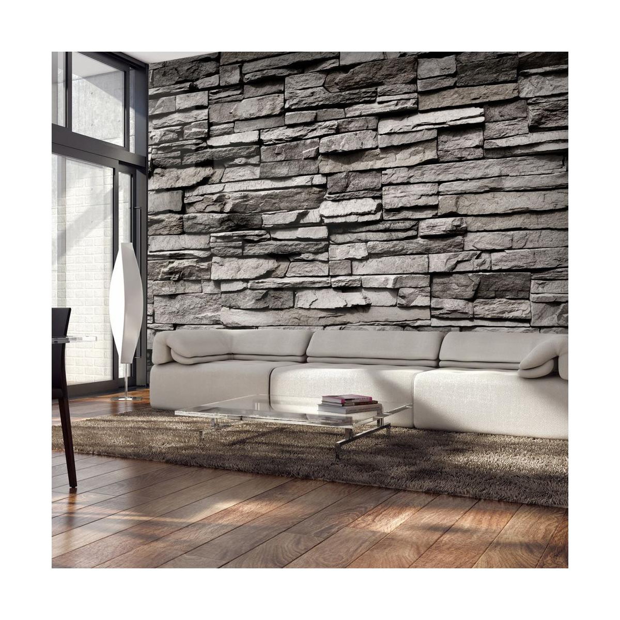 Paris Prix Papier peint  granite bastion. Coloris disponibles : Multicolore