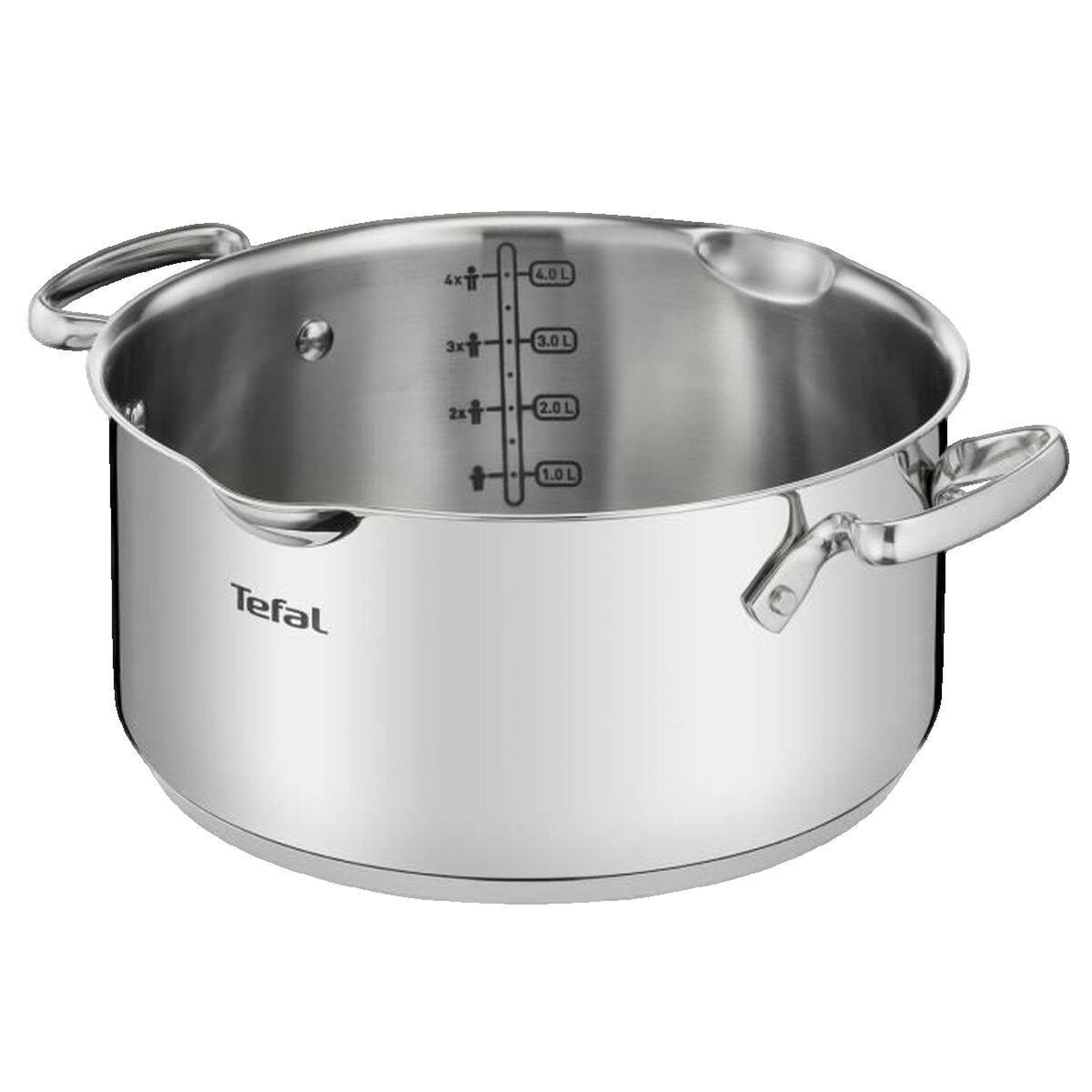 Voir la diapositive 3 : TEFAL Batterie de cuisine Tefal Duetto+ Acier inoxydable